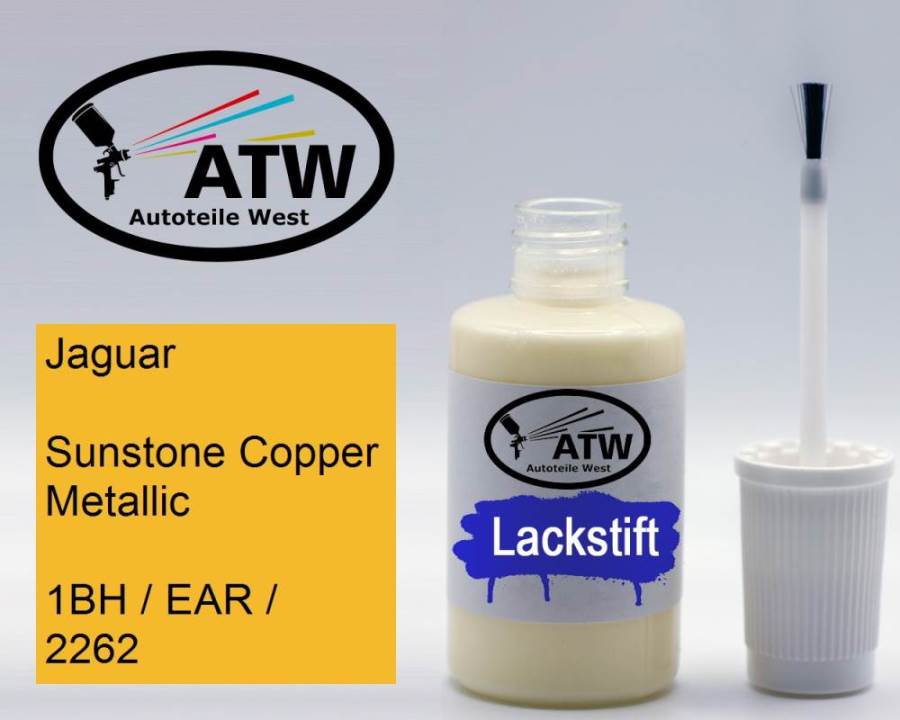 Jaguar, Sunstone Copper Metallic, 1BH / EAR / 2262: 20ml Lackstift, von ATW Autoteile West.
